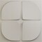 Ekena Millwork 19 5/8in. W x 19 5/8in. H Franklin EnduraWall Decorative 3D Wall Panel Covers 2.67 Sq. Ft. WP20X20FRGBW - alternate 1